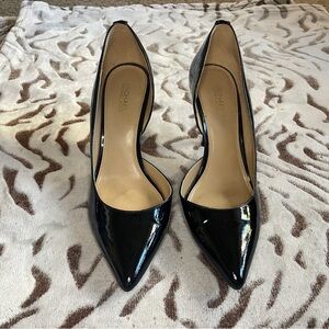 Michael Kors D’Orsay Patent Leather Black Heels